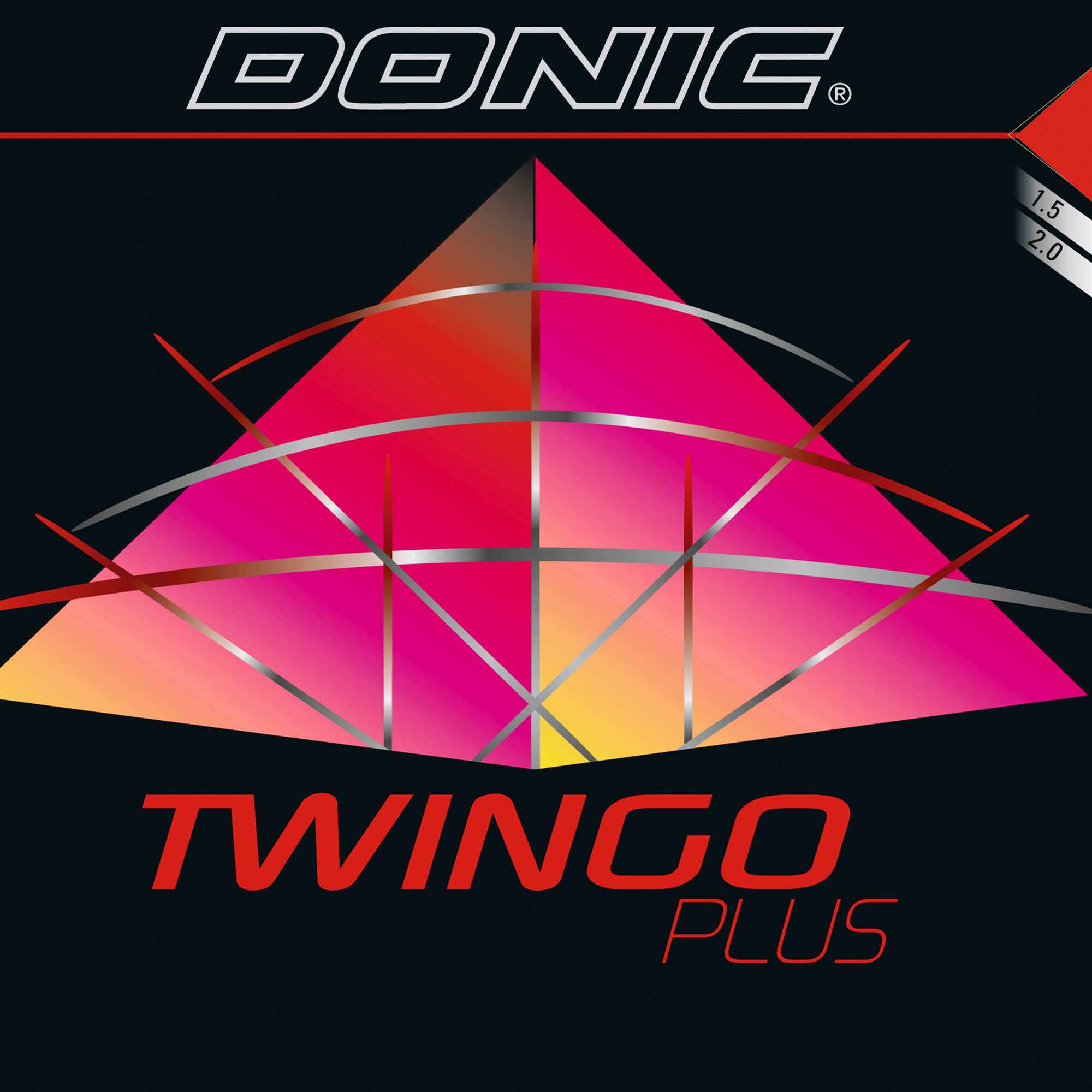 Donic Belag Twingo Plus rot 1,5 mm