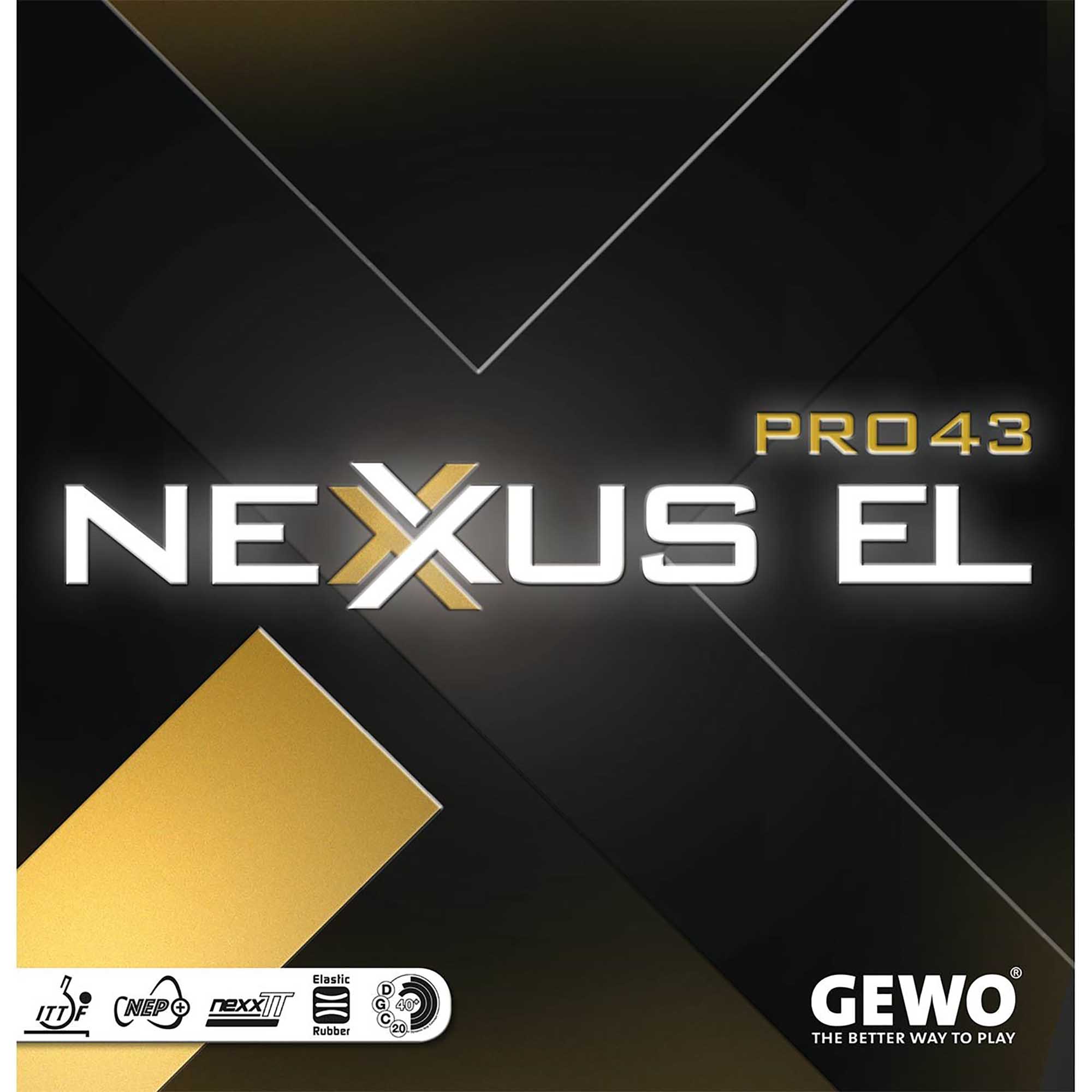 GEWO Belag Nexxus EL Pro 43 rot 1,9 mm