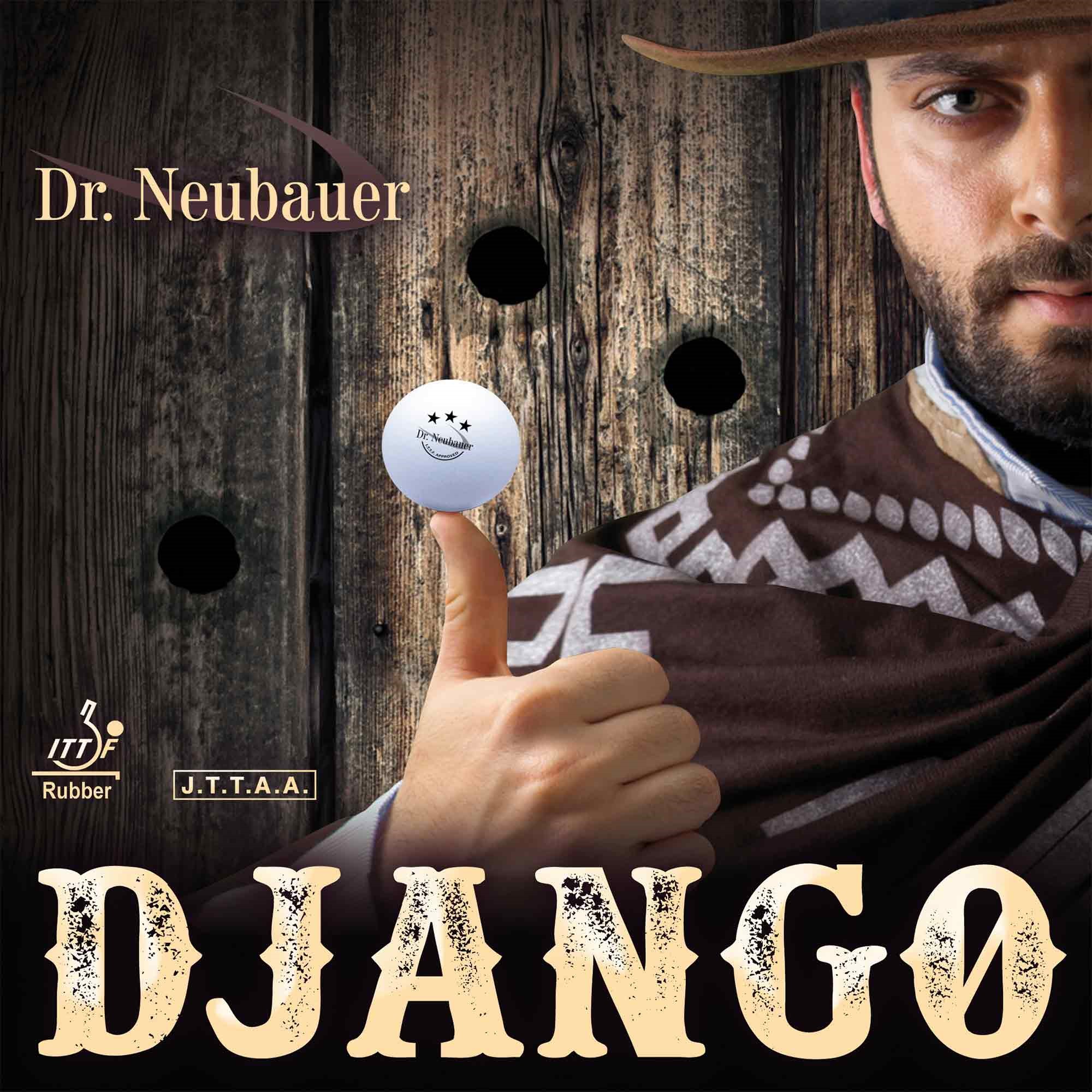 Dr. Neubauer Belag Django rot 1,5 mm