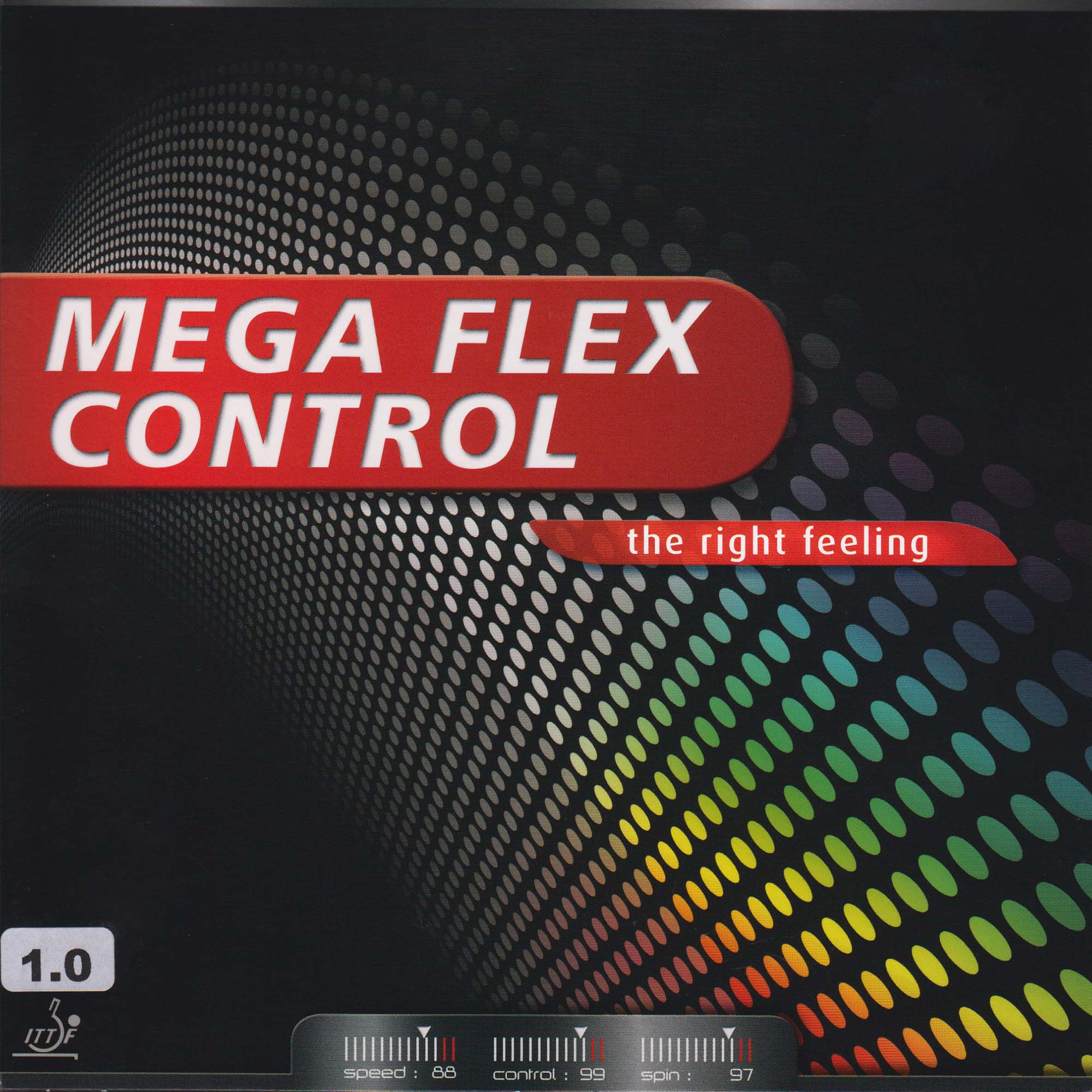 GEWO Belag Mega Flex Control rot 1,3 mm