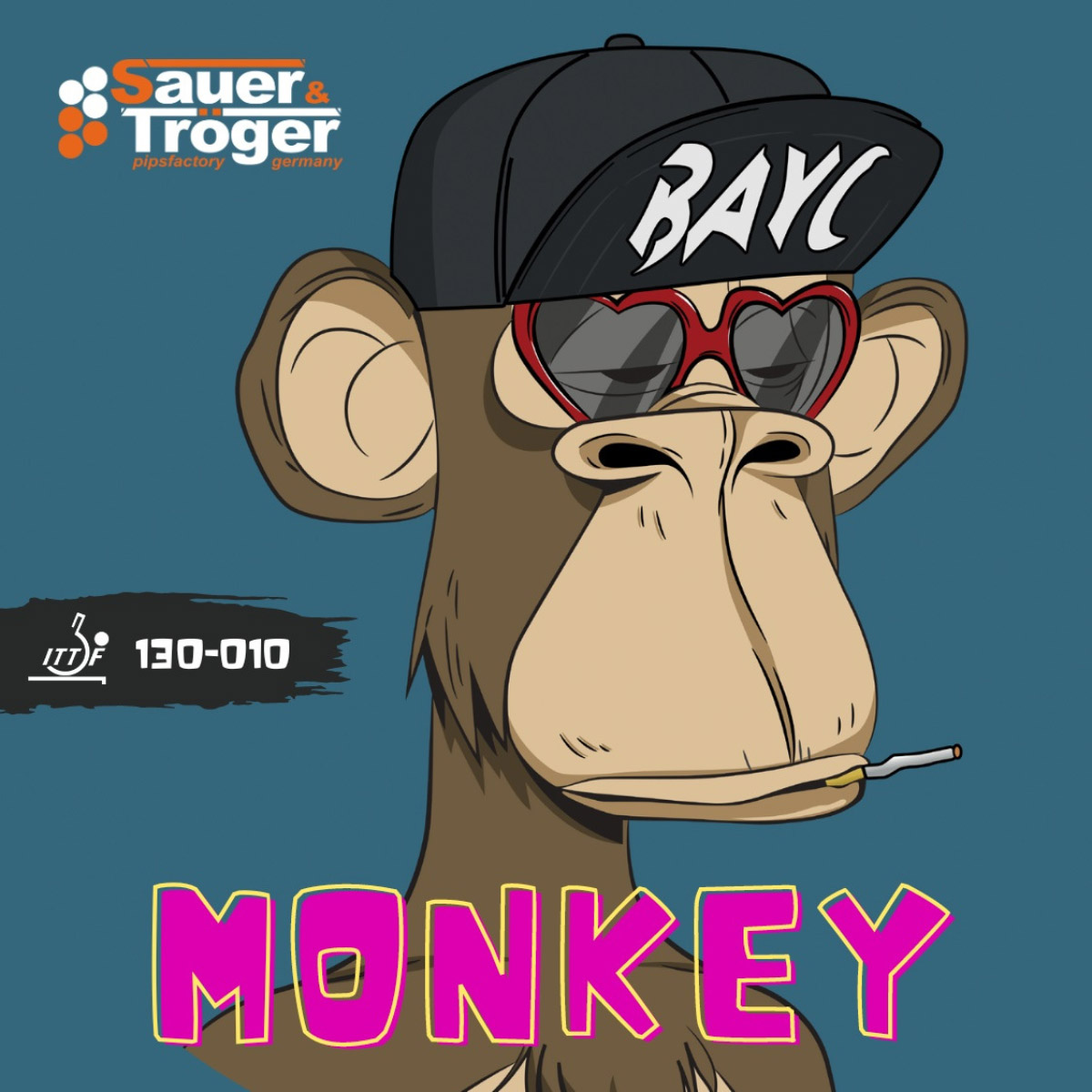 Sauer & Tröger Belag Monkey rot OX